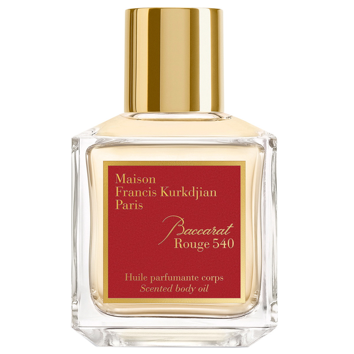 Baccarat Rouge 540 Scented Body Oil