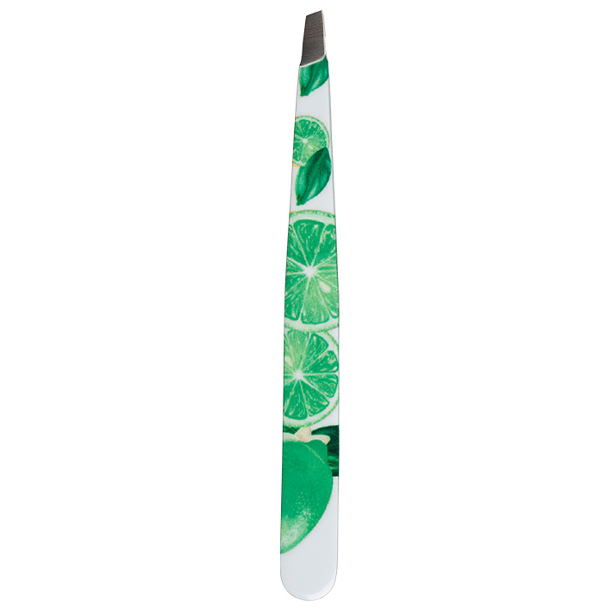 Cosmetisch pincet schuin "Lime