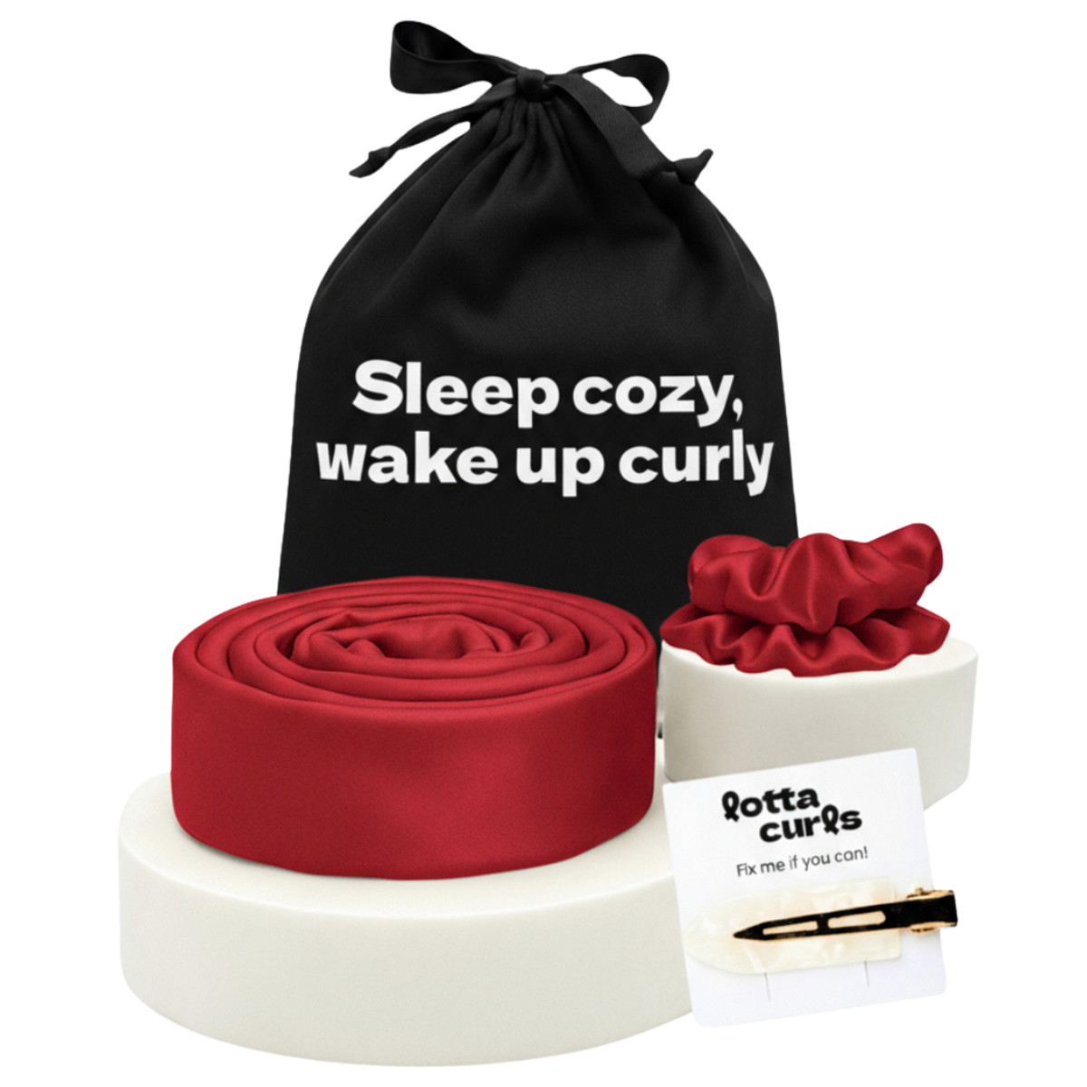 Bordeaux Natural curling ribbon