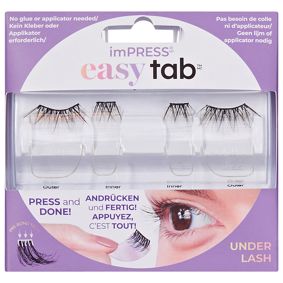 imPRESS Press on Falsies Easy Tab 01 - Classy Natural