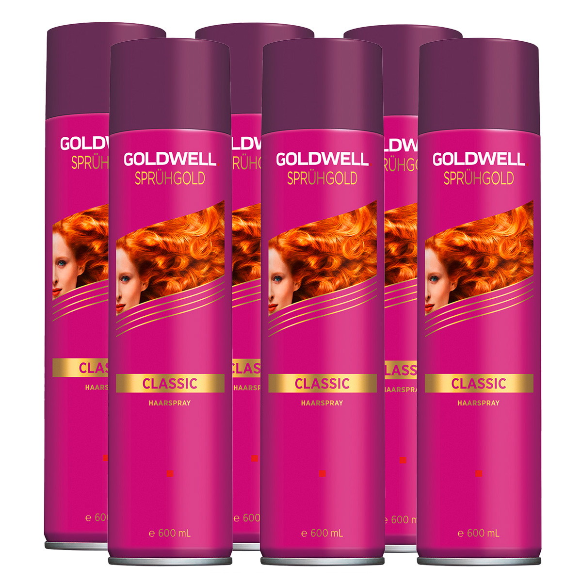 Sprühgold Classic Haarspray Maxi Set (6 x 600ml)