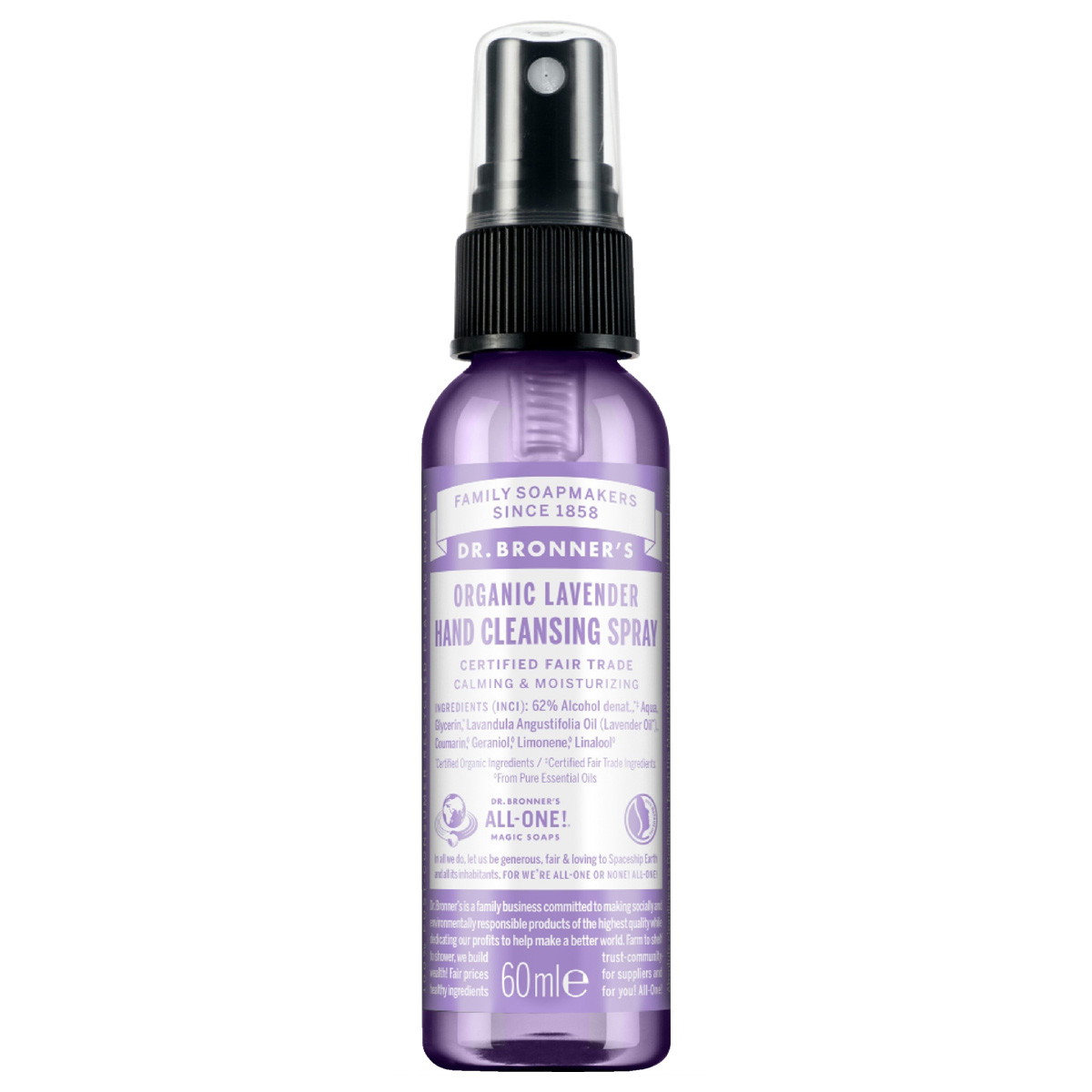 Organic Lavender Hand Cleansing Spray