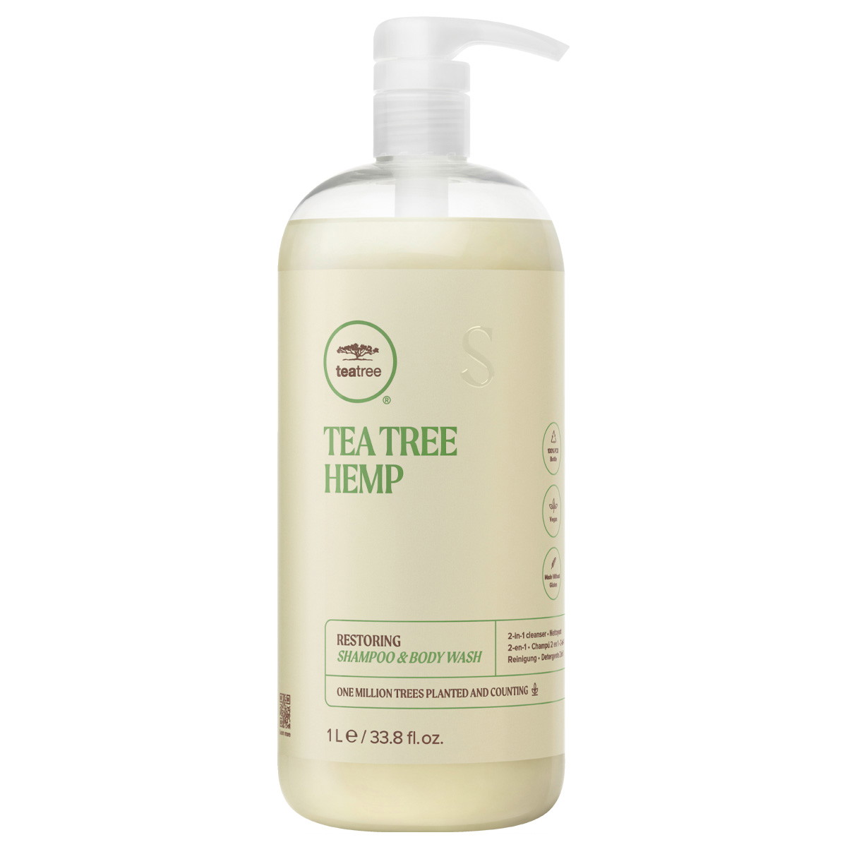 Paul Mitchell Tea Tree Hemp Restoring Shampoo & Body Wash 1000 ml
