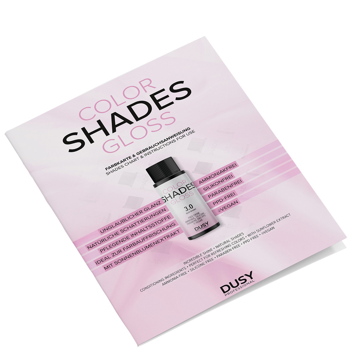 Color Shades Gloss color chart