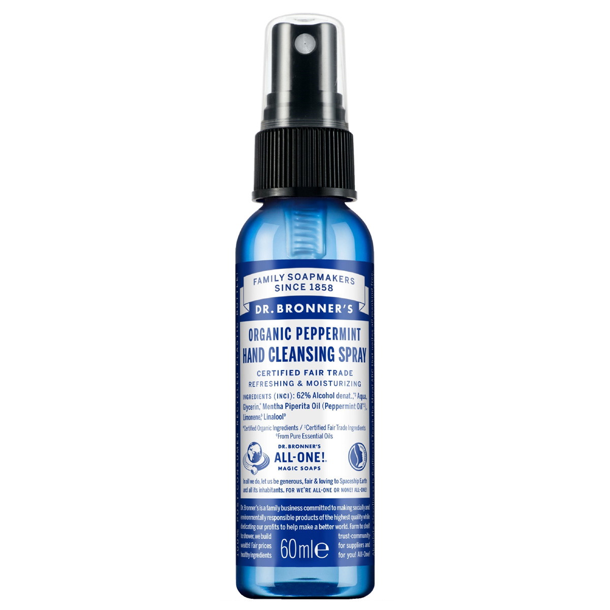 Organic Peppermint Hand Cleansing Spray