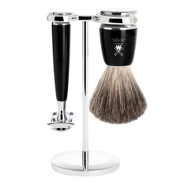 RYTMO Set de afeitado con maquinilla de afeitar «Edelharz» (3 piezas)