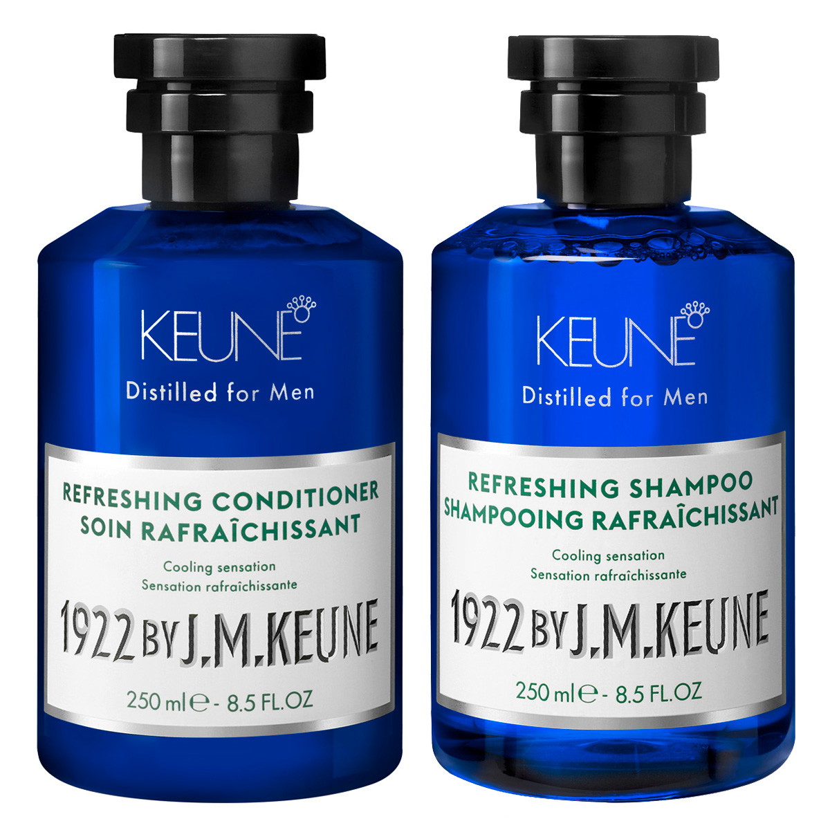1922 Distilled for Men Refreshing Set (Shampoo 250ml + Conditioner 250ml)