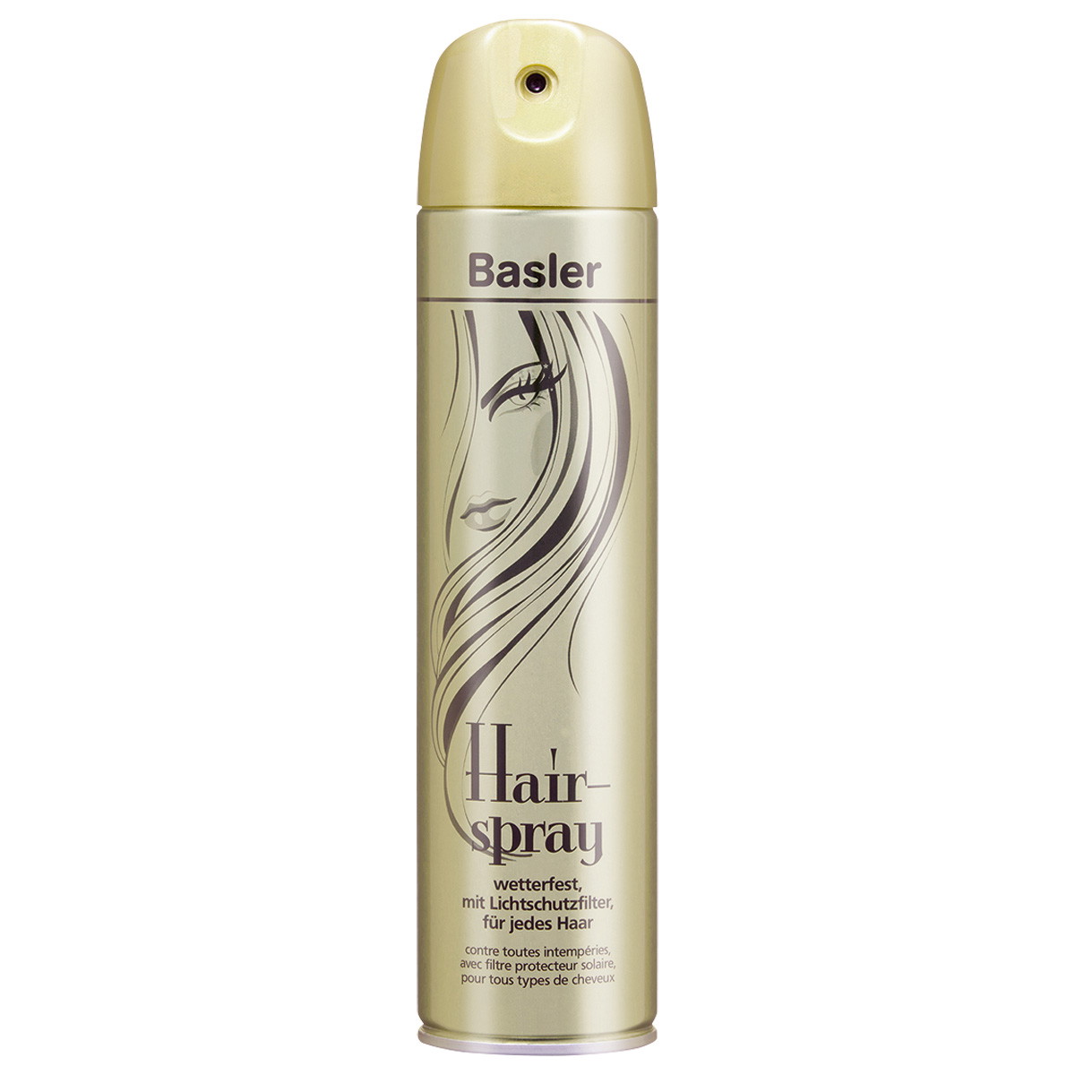 Hairspray with light protection filter