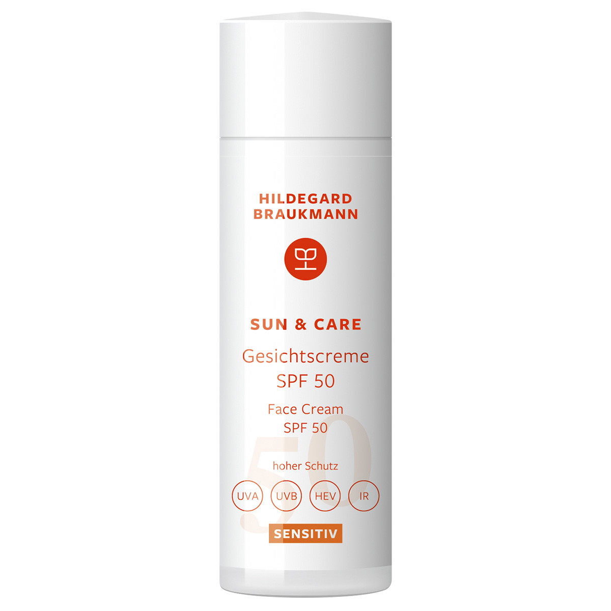 sun & care Crema facial sensible SPF 50