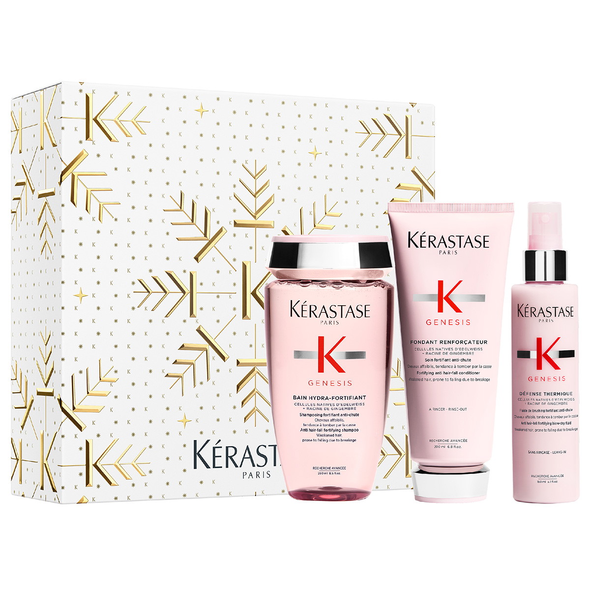 Genesis Thermique Trio XMas Set (Shampoo 250ml + Conditioner 200ml + Spray 150ml)