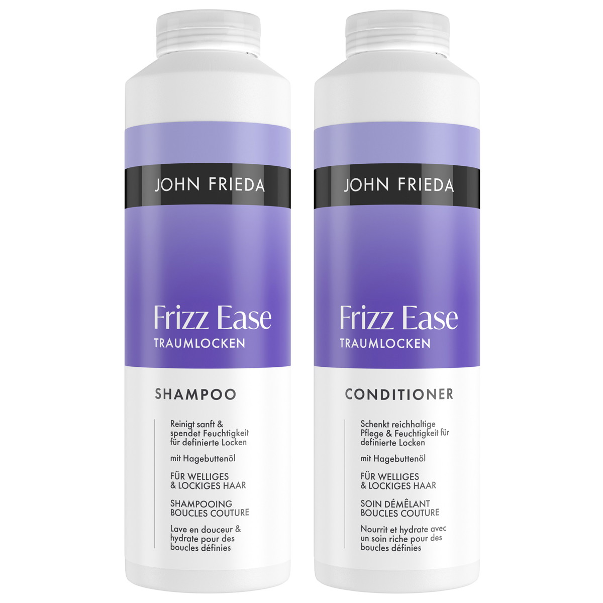 Frizz Ease Coffret Duo « Boucles de rêve » (shampoing 500 ml + après-shampoing 500 ml)