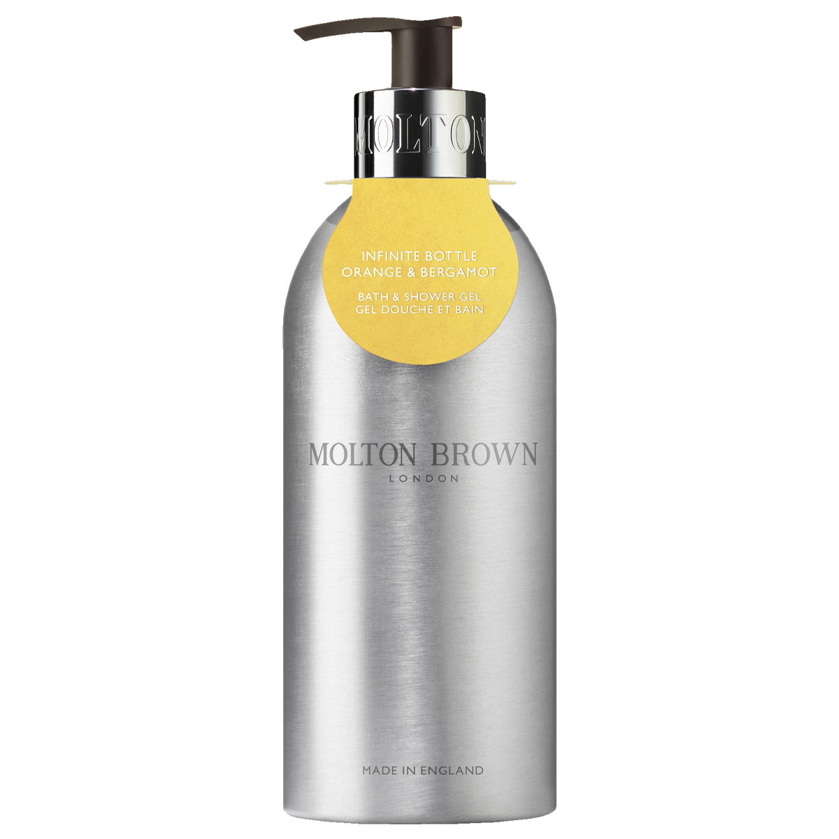 Orange & Bergamot Infinite Bottle Bath & Shower Gel