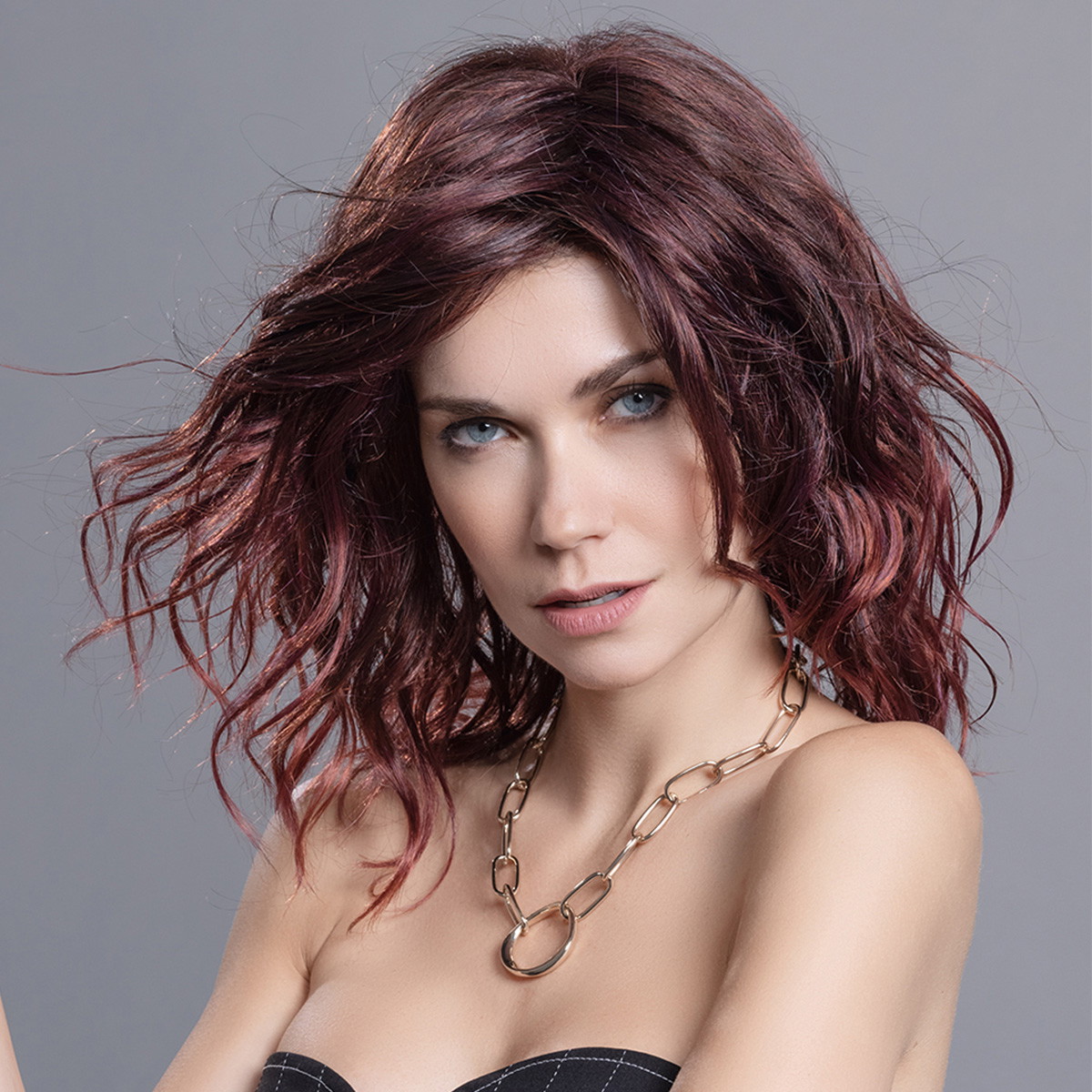 Changes Synthetic Hair Wig Touch Mono Part