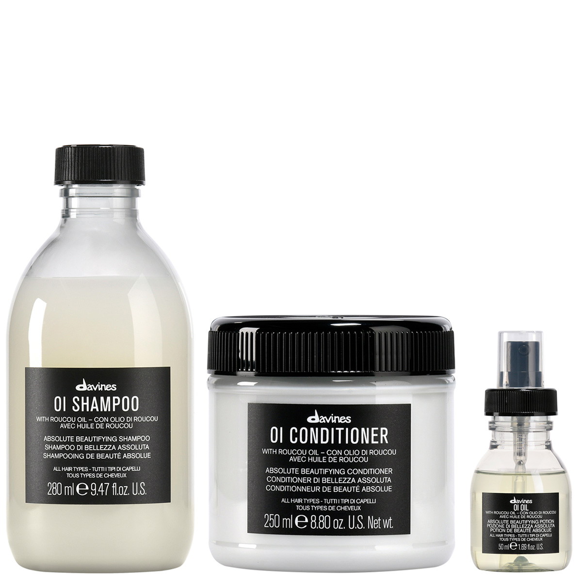 OI Set (Shampoo 250 ml + Conditioner 250 ml + Oil 50 ml)