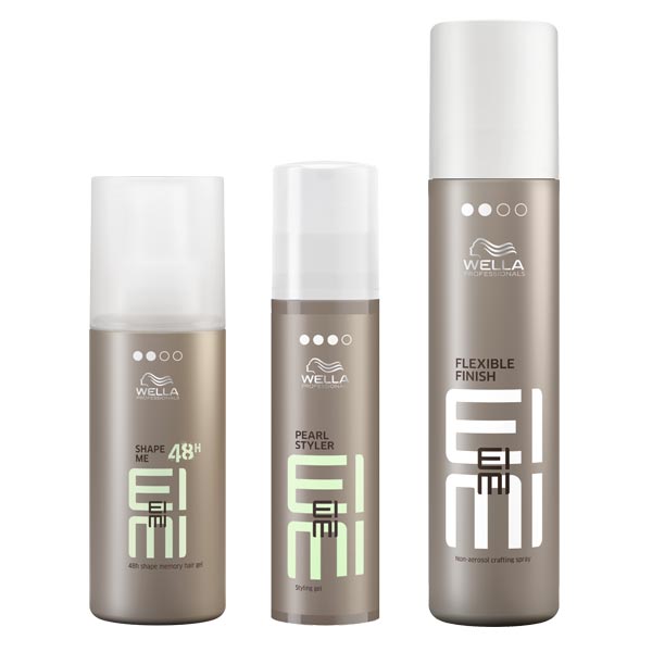 EIMI Summer Night Style Wetlook (Shape Me 150ml + Pearl Styler 100ml + Flexible Finish 250ml)
