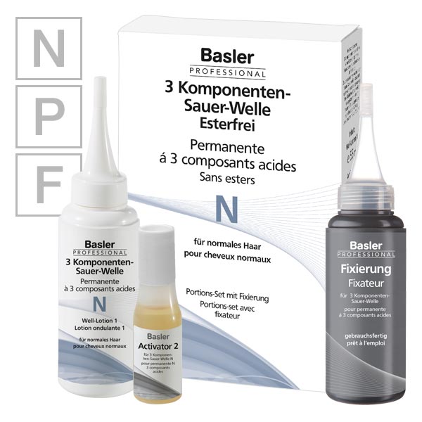 Traitement Sauer à 3 composants (lotion 55 ml + activateur 19 ml + fixateur 75 ml)