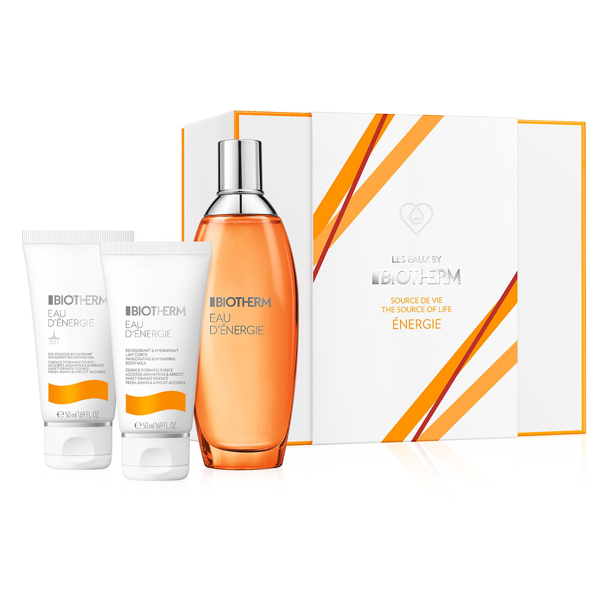 Eau d´Énergie Set regalo (spray da 100 ml + gel doccia da 50 ml + latte corpo da 50 ml)