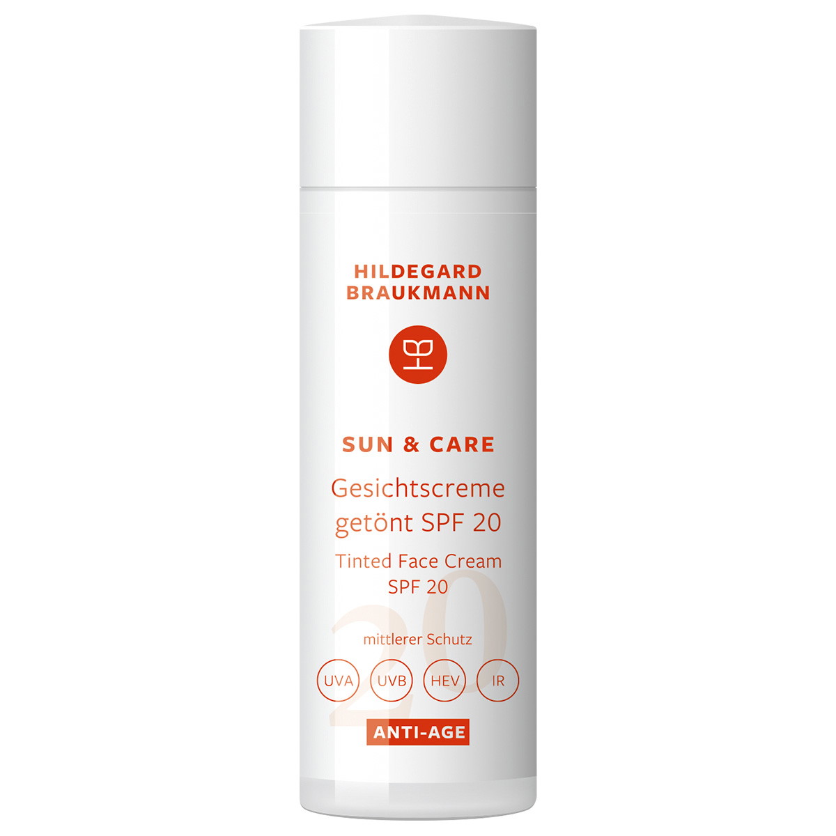 sun & care Crema facial con color SPF 20