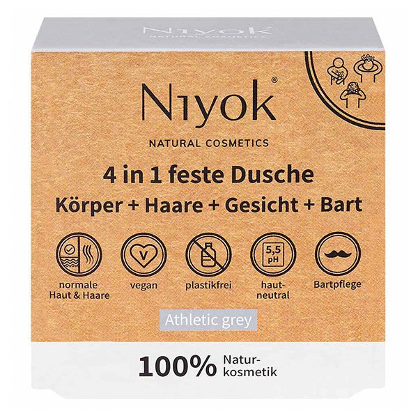 4 in 1 feste Dusche - Athletic grey