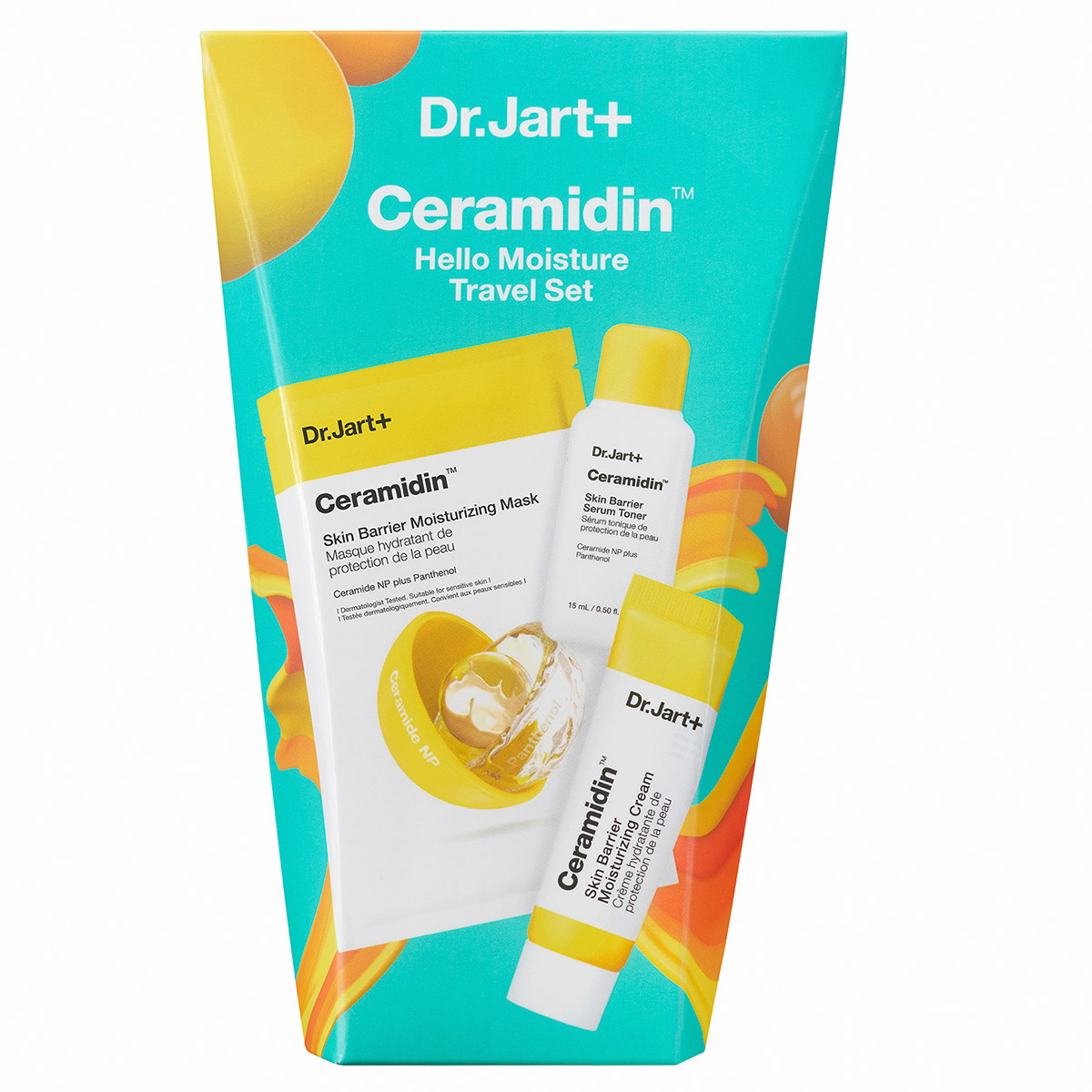 Ceramidin™ Hello Moisture Travel Set (Mask 25g + Cream 7ml + Toner 15ml)