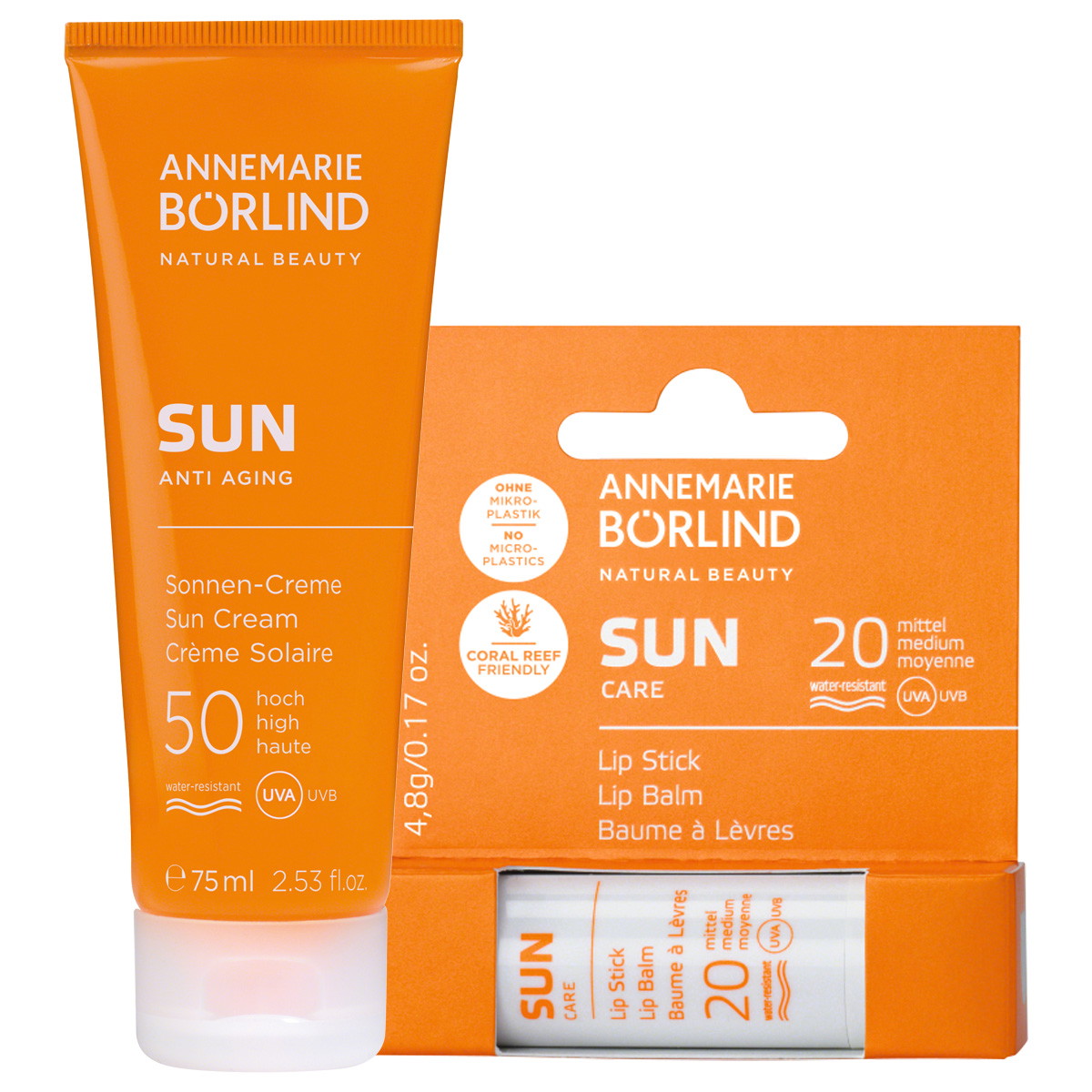 SUN Duo (Creme 75ml + Lip Stick 5ml)