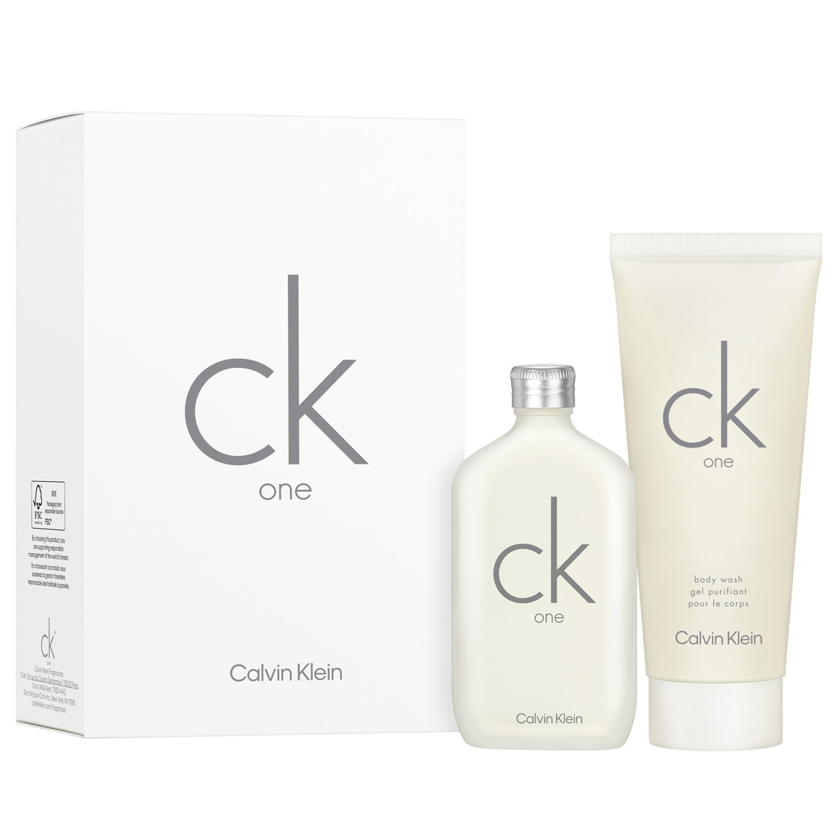 ck one Set (EdT 50ml + Body Wash 100ml)