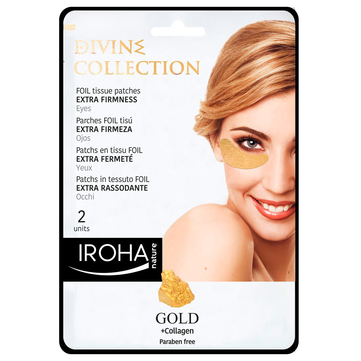 Divine Collection Patchs pour les yeux Gold & Collagen Extra Firmess (1 paire)