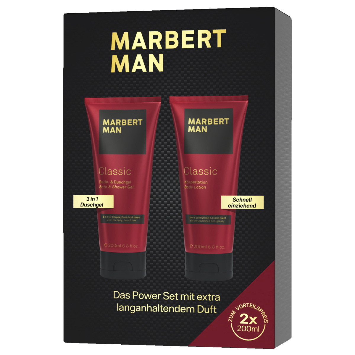 Man Classic Set (Duschgel 200ml + Lotion 200ml)