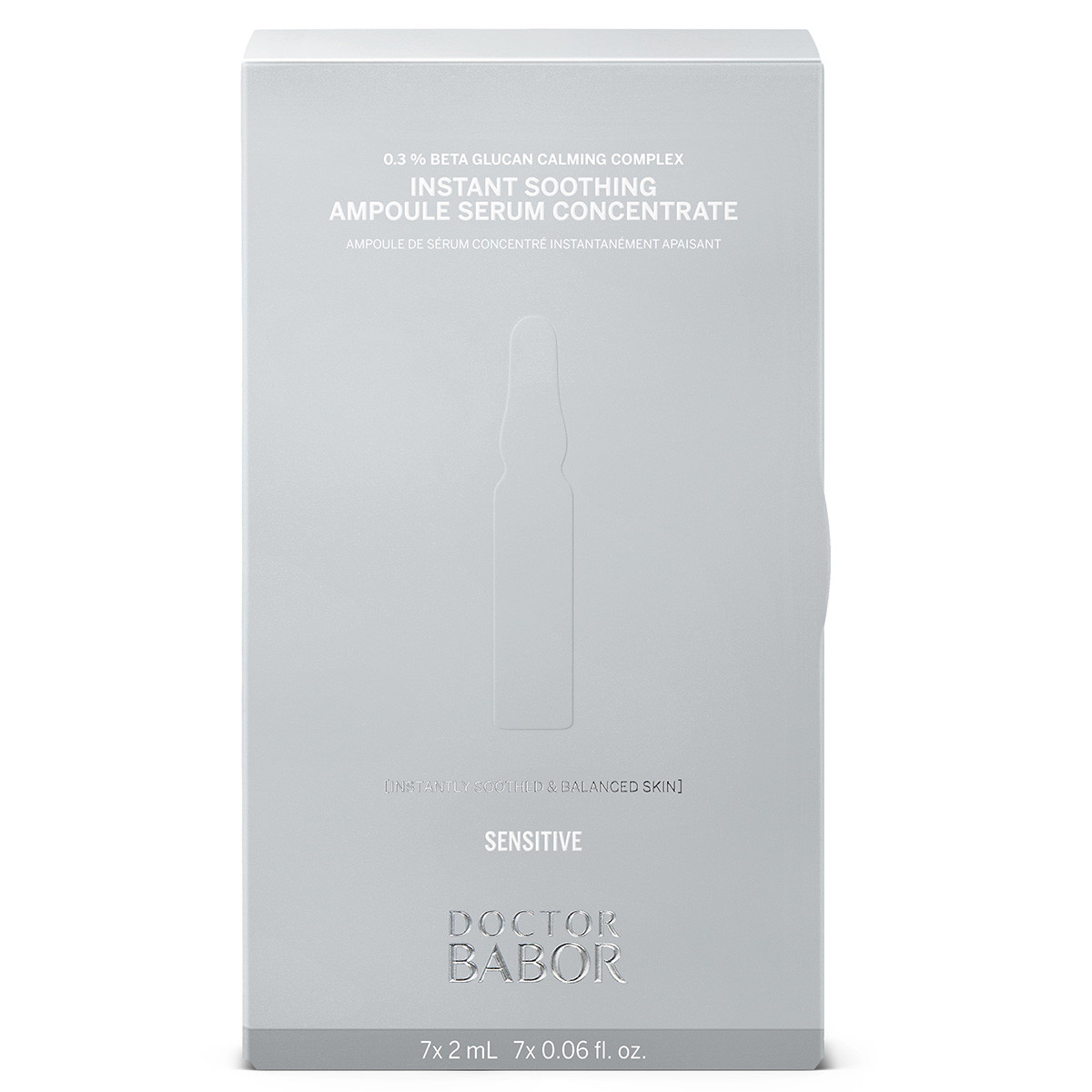 DOCTOR BABOR SENSITIVE INSTANT SOOTHING AMPOULE SERUM CONCENTRATE (7 x 2ml)