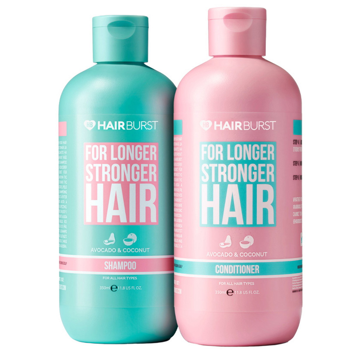 Shampoo and Conditioner for Longer Stronger Hair