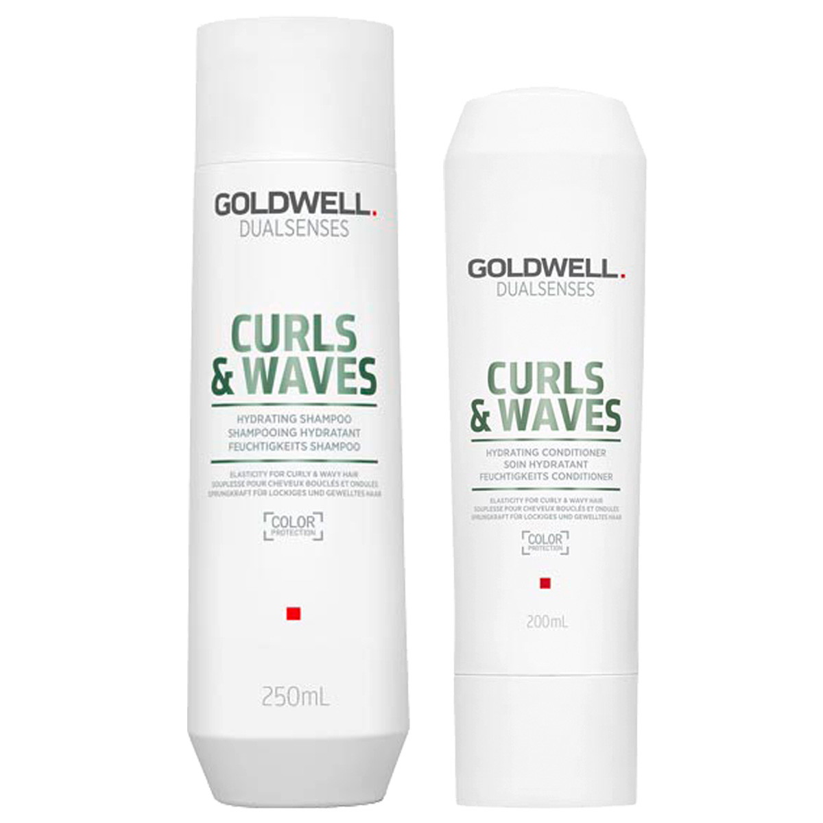 Dualsenses Curls & Waves Set (Shampoo 250ml + Conditioner 200ml)