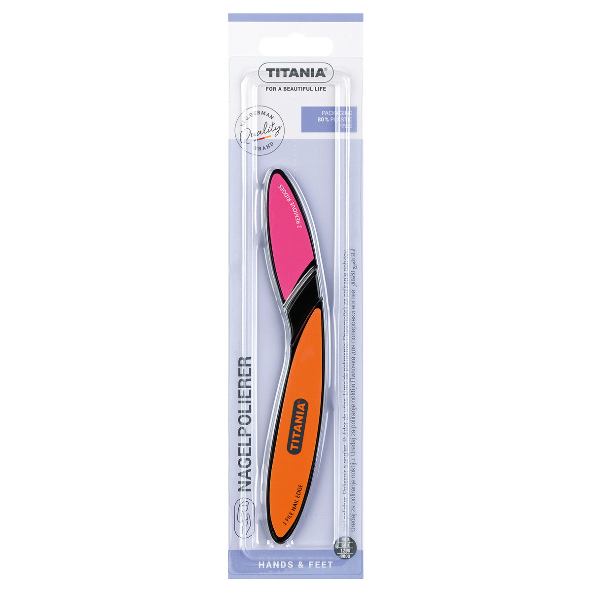 Nail file 4 surfaces