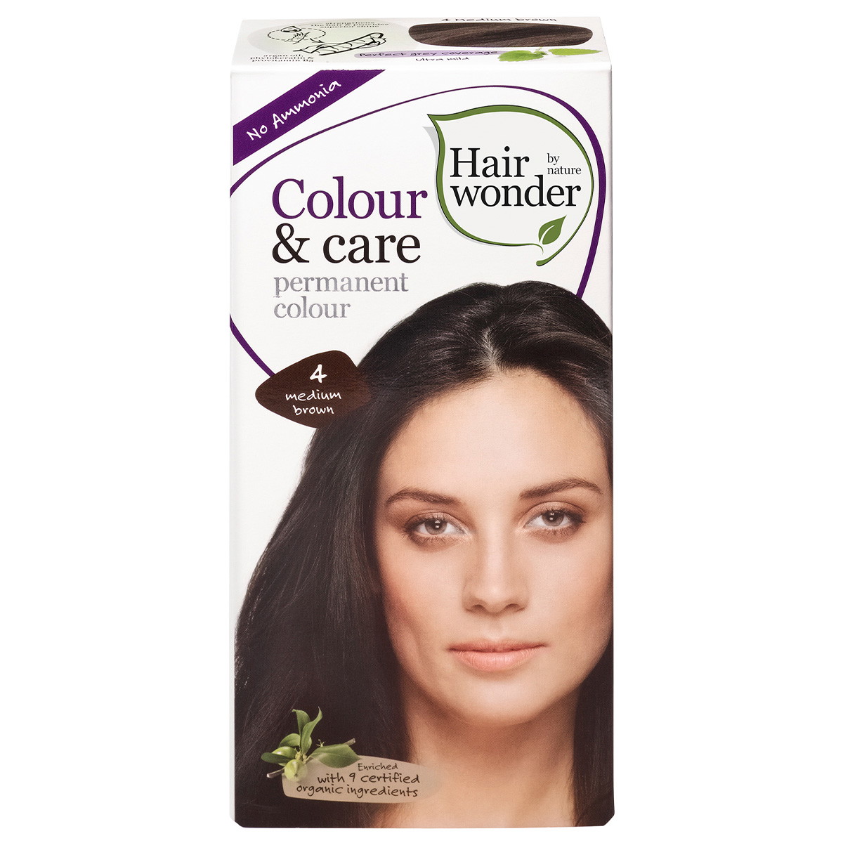 Colour & Care permanent colour 4 medium brown