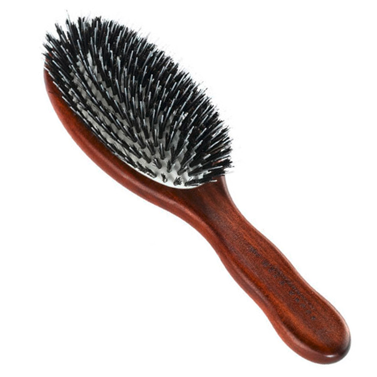 Mogano Kotibè Cepillo de pelo marrón oscuro con cerdas de jabalí