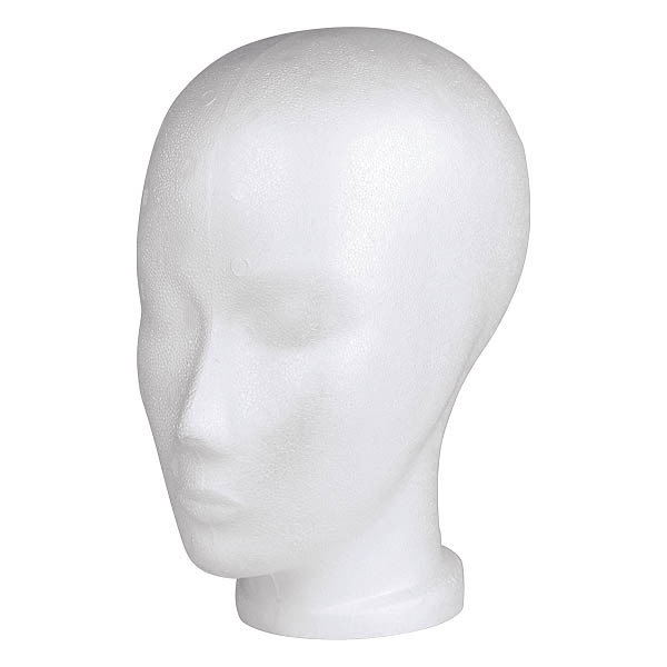Styrofoam head