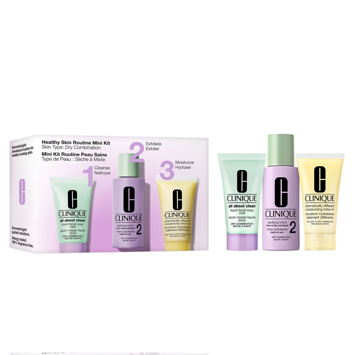 Healthy Skin Routine Mini Kit Skin Tpye: Dry Combination