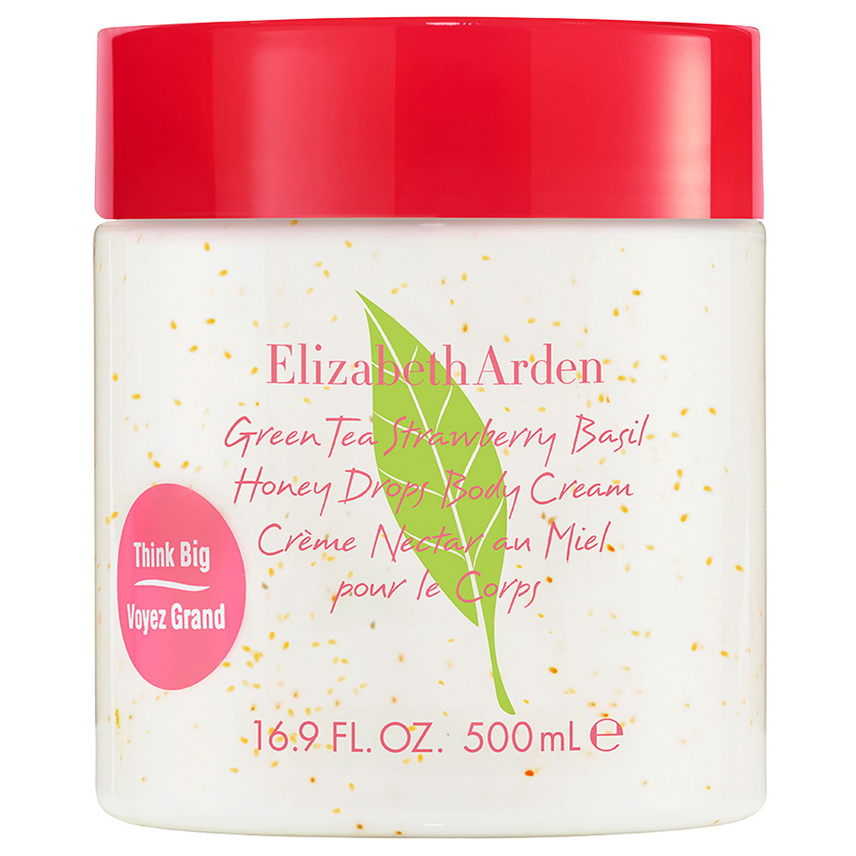 GREEN TEA Strawberry Basil Honey Drops Body Cream