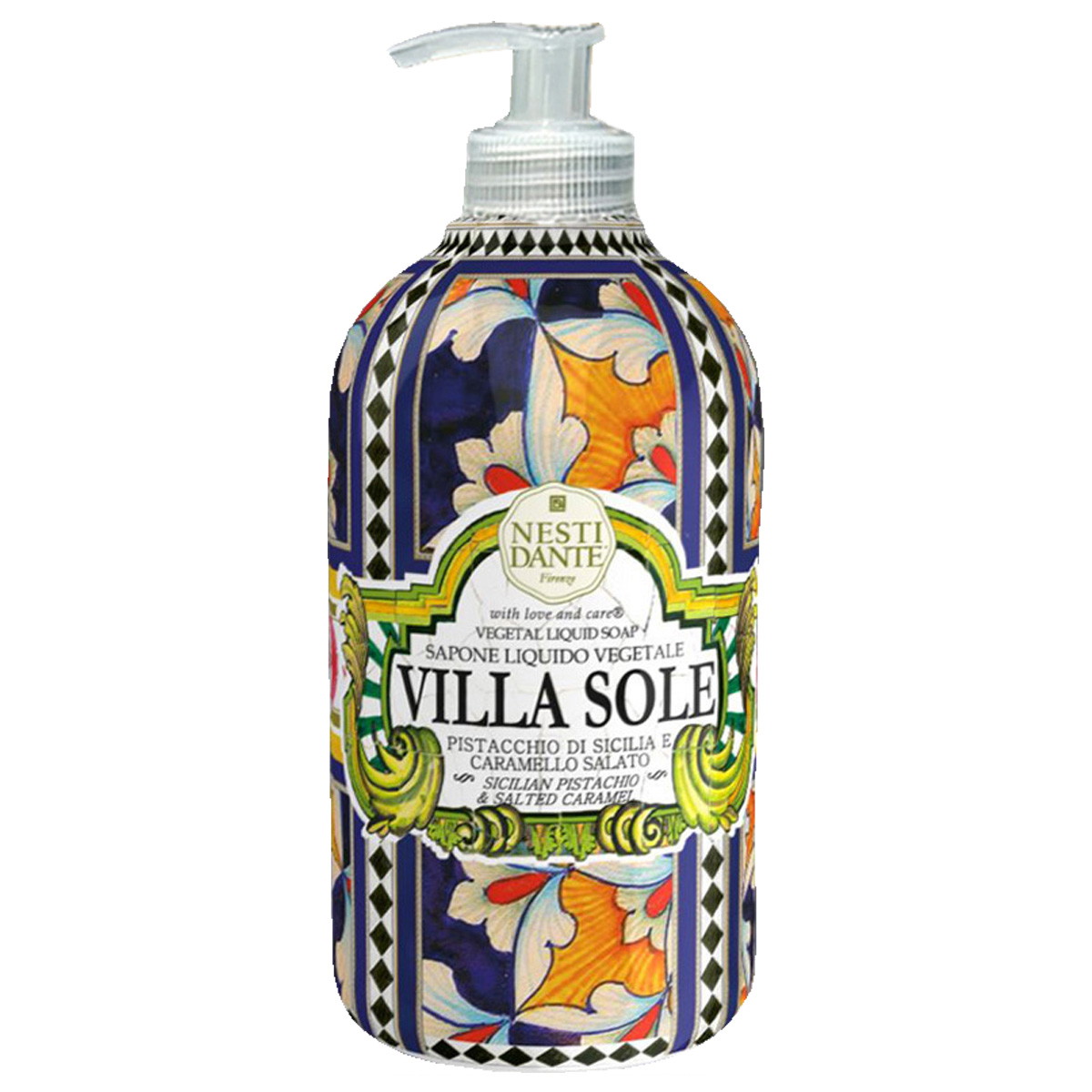 Villa Sole Pistacchio Di Sicilia e Caramello Liquid Soap