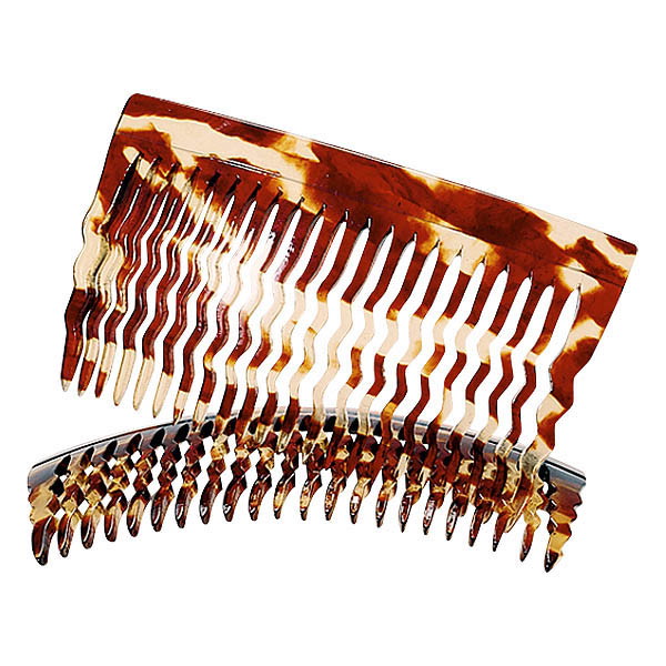 Insertion combs corrugated teeth