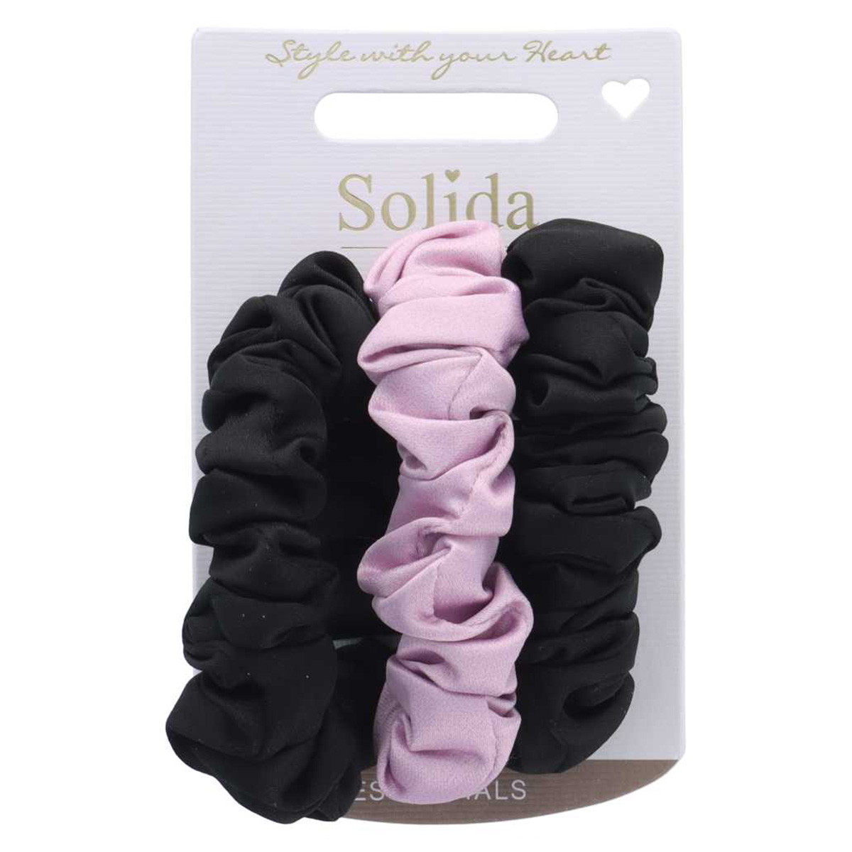 Scrunchie-Set mit Satin-Optik