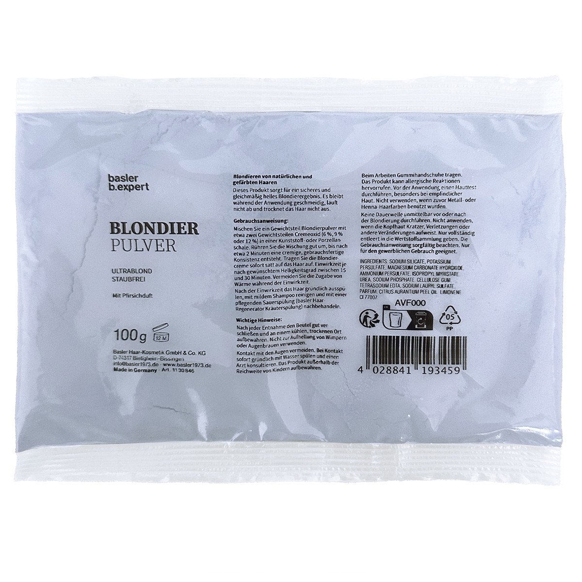 Polvo blanqueador ultra rubio