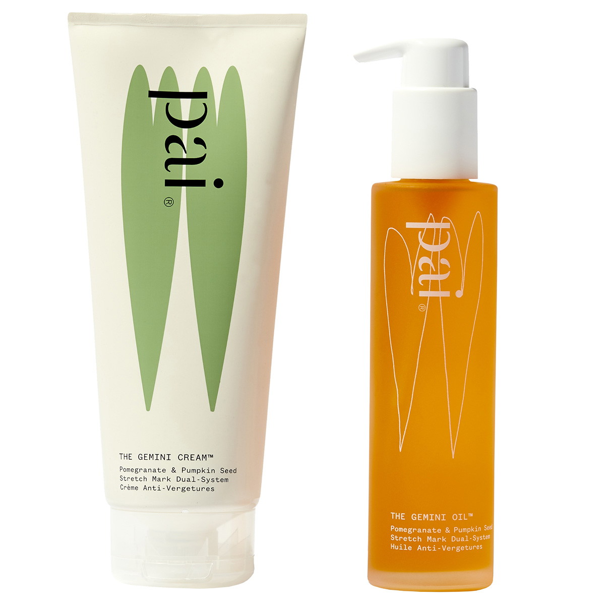 The Gemini Stretch Mark System (Cream 200ml + Oil 100ml)