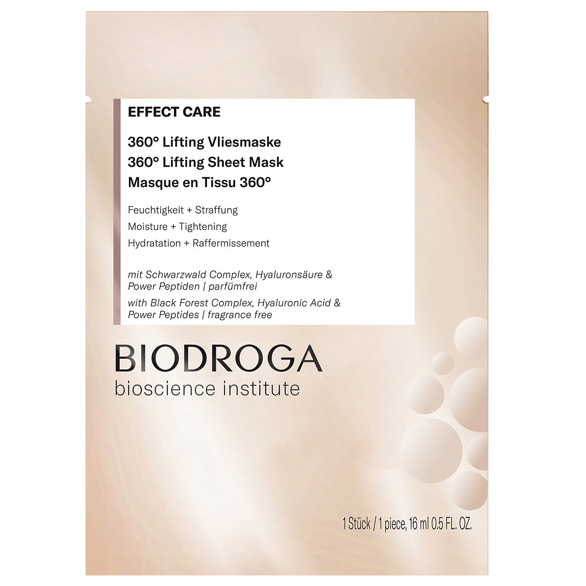 Bioscience Institute EFFECT CARE 360° Lifting Fleece Mask
