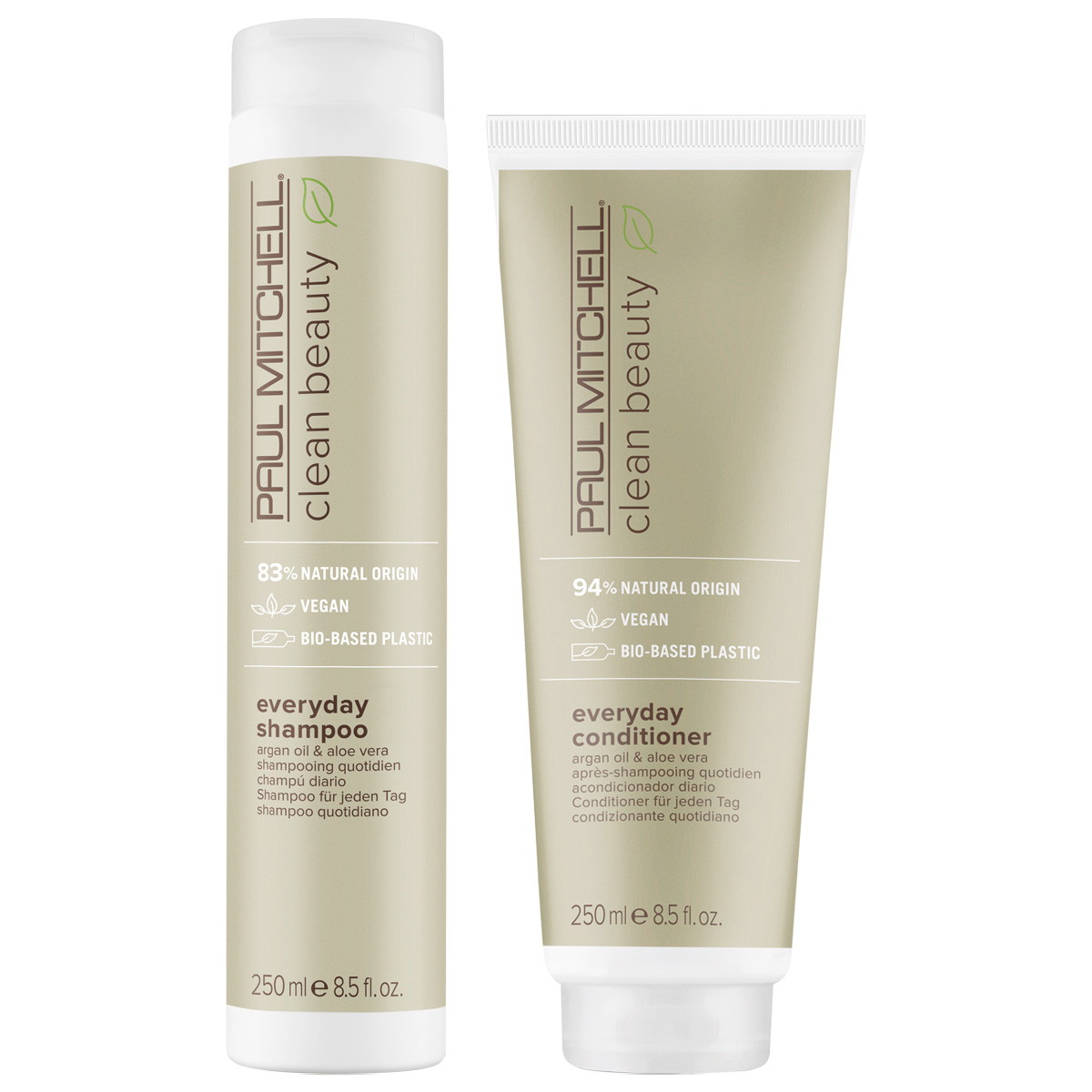 Clean Beauty Everyday Set (Shampoo 250ml + Conditioner 250ml)