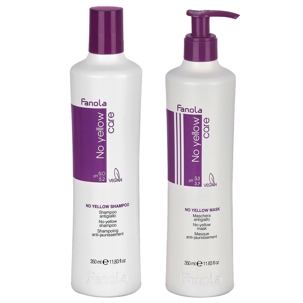 No Yellow Set 1 (shampoing 350 ml + masque 350 ml)