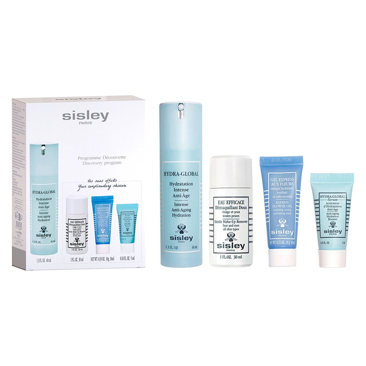 Hydra Global Discovery Set (Creme 40ml + Lotion 30ml +1 Gel 10ml +Serum 5ml)