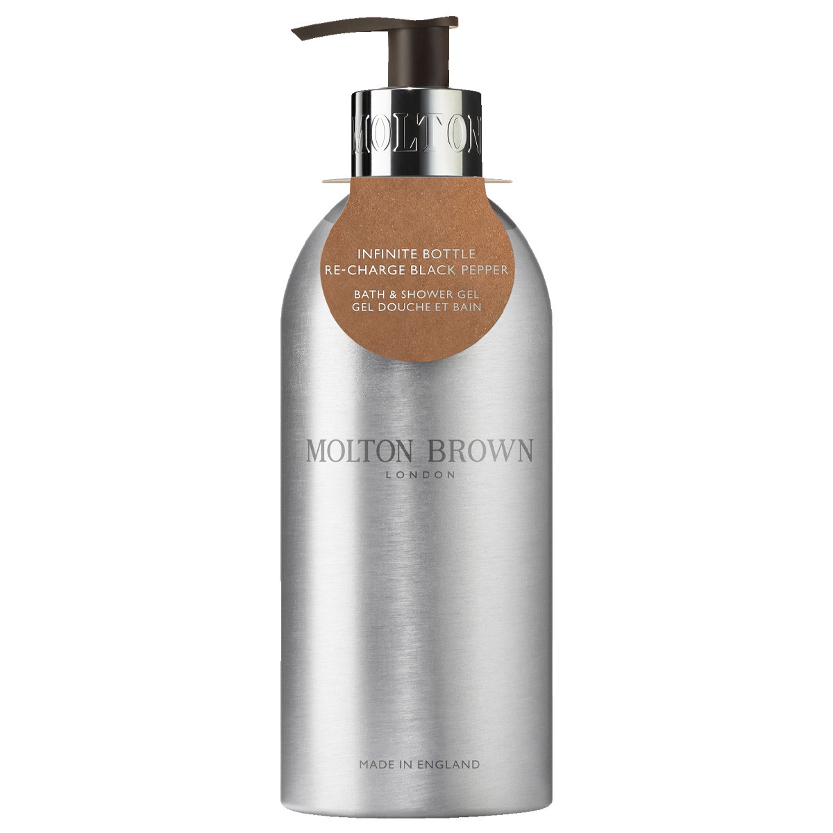 Re-charge Black Pepper Infinite Bottle Bath & Shower Gel
