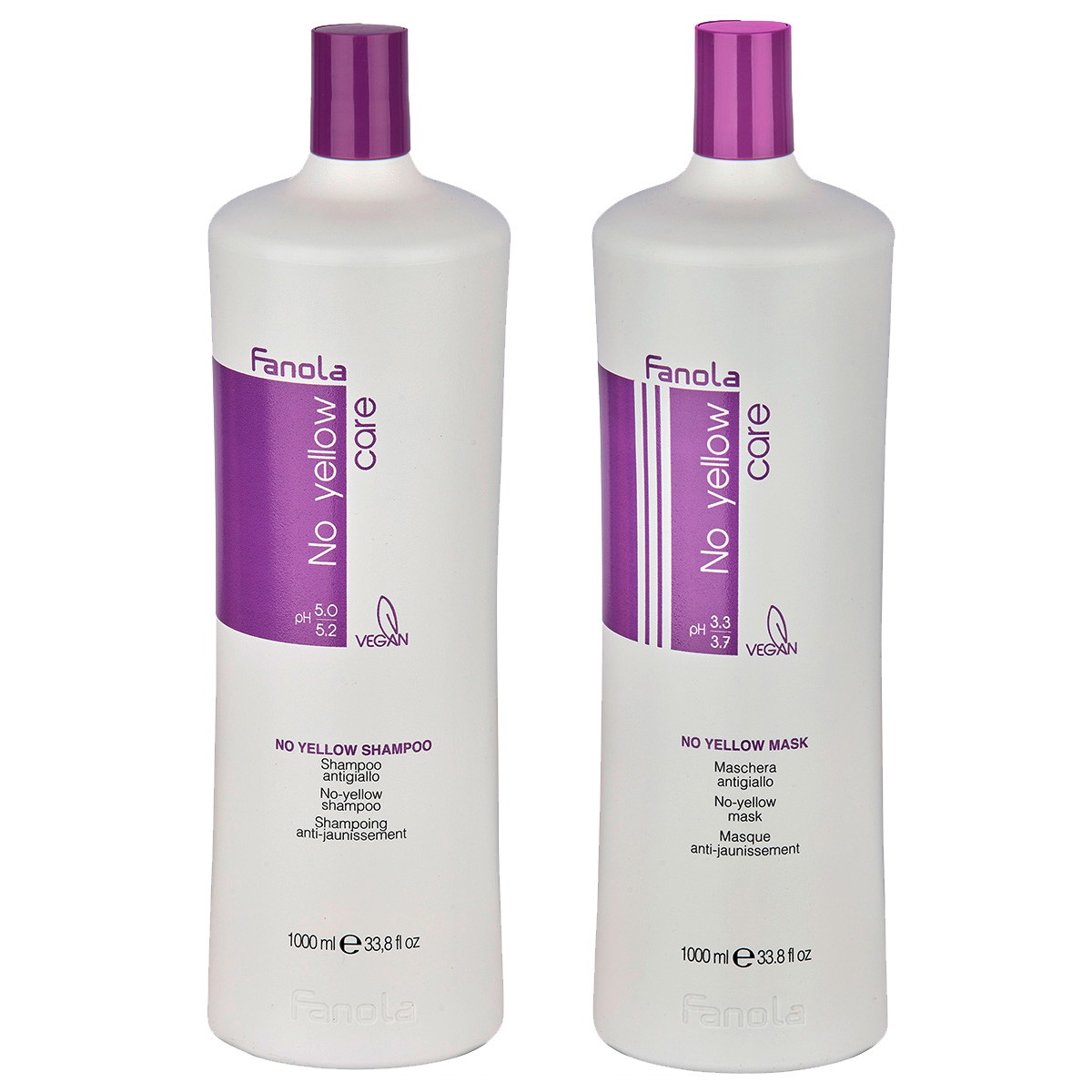 No Yellow Set 2 (shampoing 1 000 ml + masque 1 000 ml)