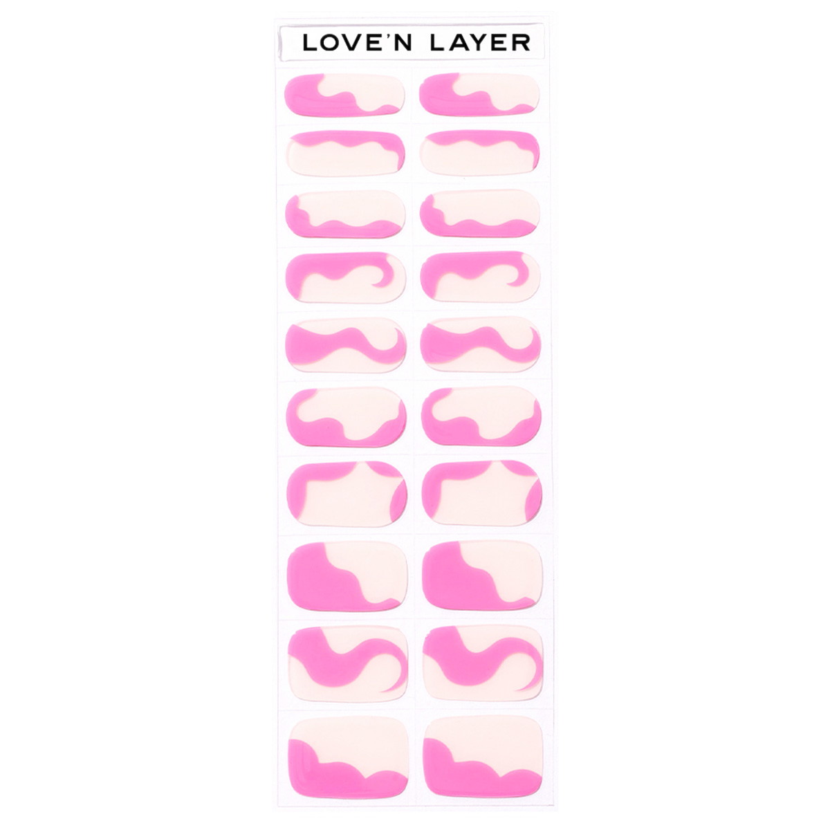 Abstraction Layers Poppy Pink