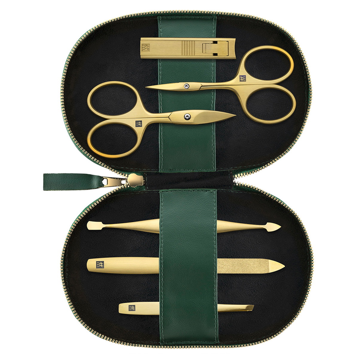 Set de soins des ongles vegan, 6 pièces vert
